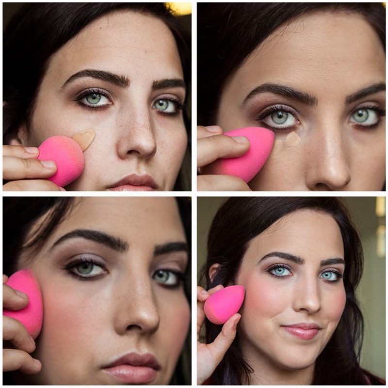Gąbka do Makijażu Beauty Make Up Blender Jasny Róż Gąbka do Makijażu Beauty Make Up Blender Jasny Róż
