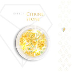 Citrine Stone Effect Szlachetny Kamień Efekt Opalizujący 3D