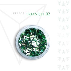 Trójkąty Opalizując ozdoby 3D unicorn Triangle 02