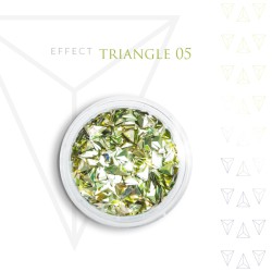 Trójkąty Opalizując ozdoby 3D unicorn Triangle 05