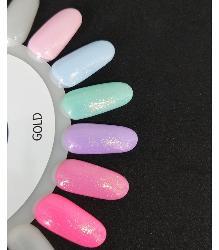 Nails Company Glam Top Coat Gold top z drobinkami 11ml LaDiosa.pl