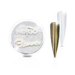 Pyłek indigo efekt glammer gold - perła