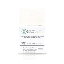 Wonder Brow henna nić barwiąca do geometrii brwi biała 10m