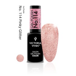 Victoria Vynn gel polish pinky glitter 114