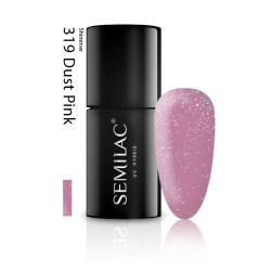 Semilac Lakier Hybrydowy Shimmer Dust 319 Pink 7ml