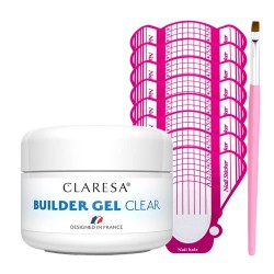 Claresa Builder Gel 15g + Szablony + Pędzelek