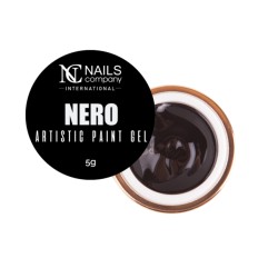 Nails company artistic paint gel do zdobień 5g czarny