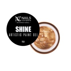 Nails Company Artistic Paint Gel Shine 5g Złoty