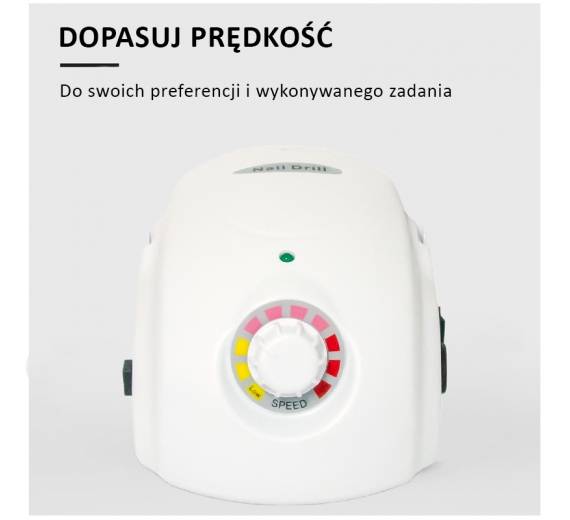 Profesjonalna frezarka do manicure DM212 30W frez Profesjonalna frezarka do manicure DM212 30W frez