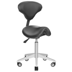 Taboret Kosmetyczny Azzurro 038S Czarny