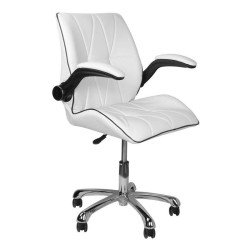 Krzesło Kosmetyczne 239B Białe