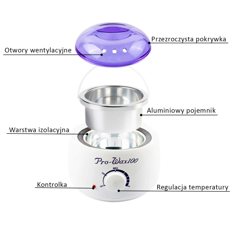 PODGRZEWACZ WOSKU W PUSZCZE PRO-WAX100 PODGRZEWACZ WOSKU W PUSZCZE PRO-WAX100