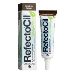 RefectoCil Sensitive Farba Do Koloryzacji Brwi i Rzęs 15ml Średni Brąz