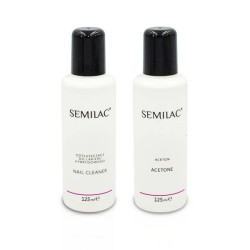 Semilac Cleaner + Aceton 125 ml