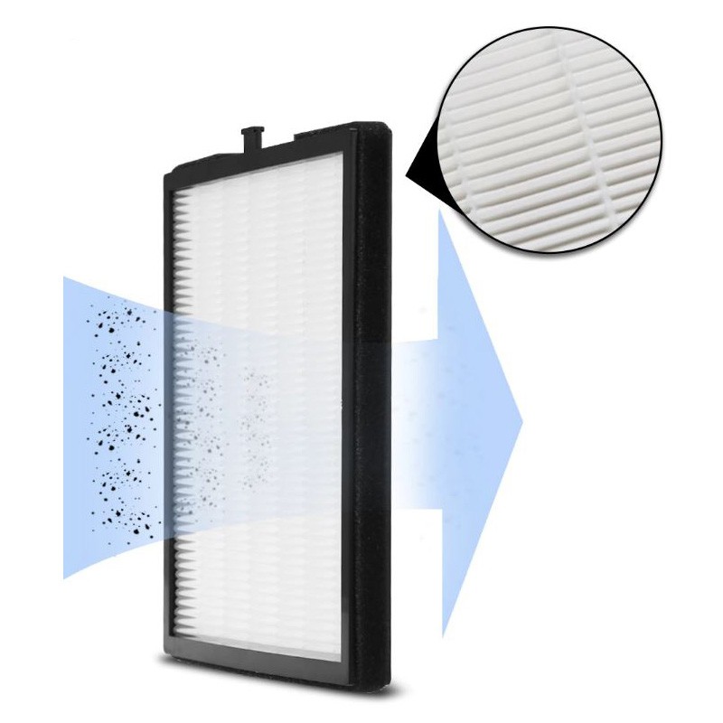 Pochłaniacz do Pyłu Bezworkowy 80W Srebrny + Filtr Pochłaniacz do Pyłu Bezworkowy 80W Srebrny + Filtr