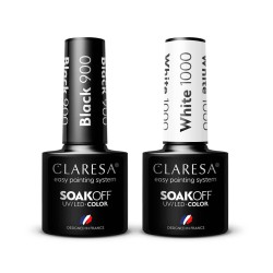 Lakier Hybrydowy Claresa Black nr 900 , 5ml
