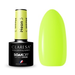 Claresa Lakier Hybrydowy Neon nr 3 5 ml