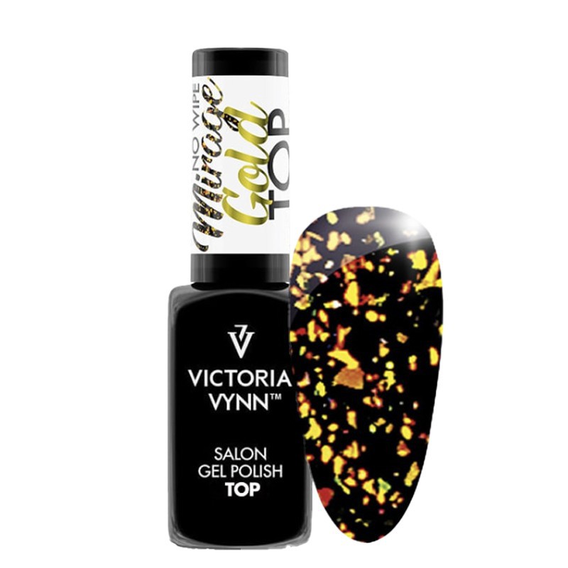 Victoria Vynn Gel Polish Gold Mirage Top No Wipe 8ml