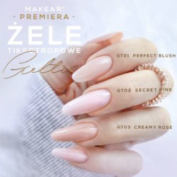 Makear Żel Budujący Tiksotropowy Geltix GT03 Creamy Rose 15 ml