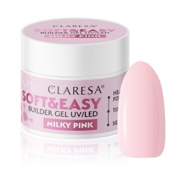 Claresa Żel Budujący SOFT&EASY 45g MILKY PINK