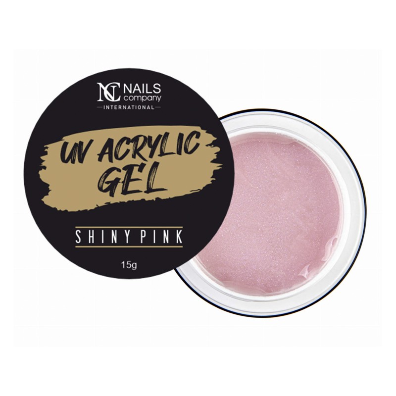 Nails Company UV ACRYLIC GEL 15G SHINY PINK Akrylożele Ladiosa.pl