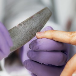 Pilnik Metalowy Łódka Płytka na Wymienne Nakładki