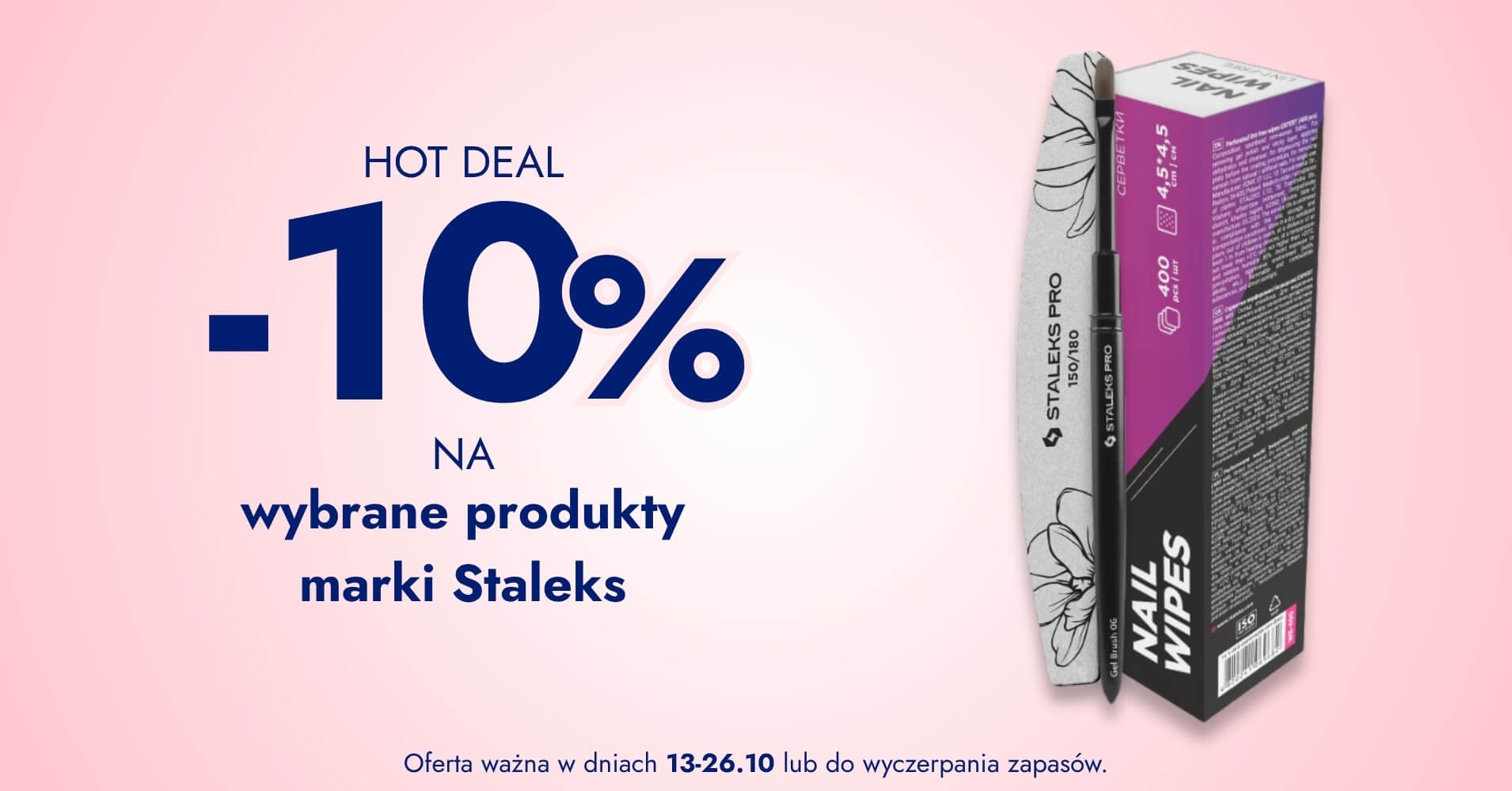 -10% na wybrane produkty Staleks