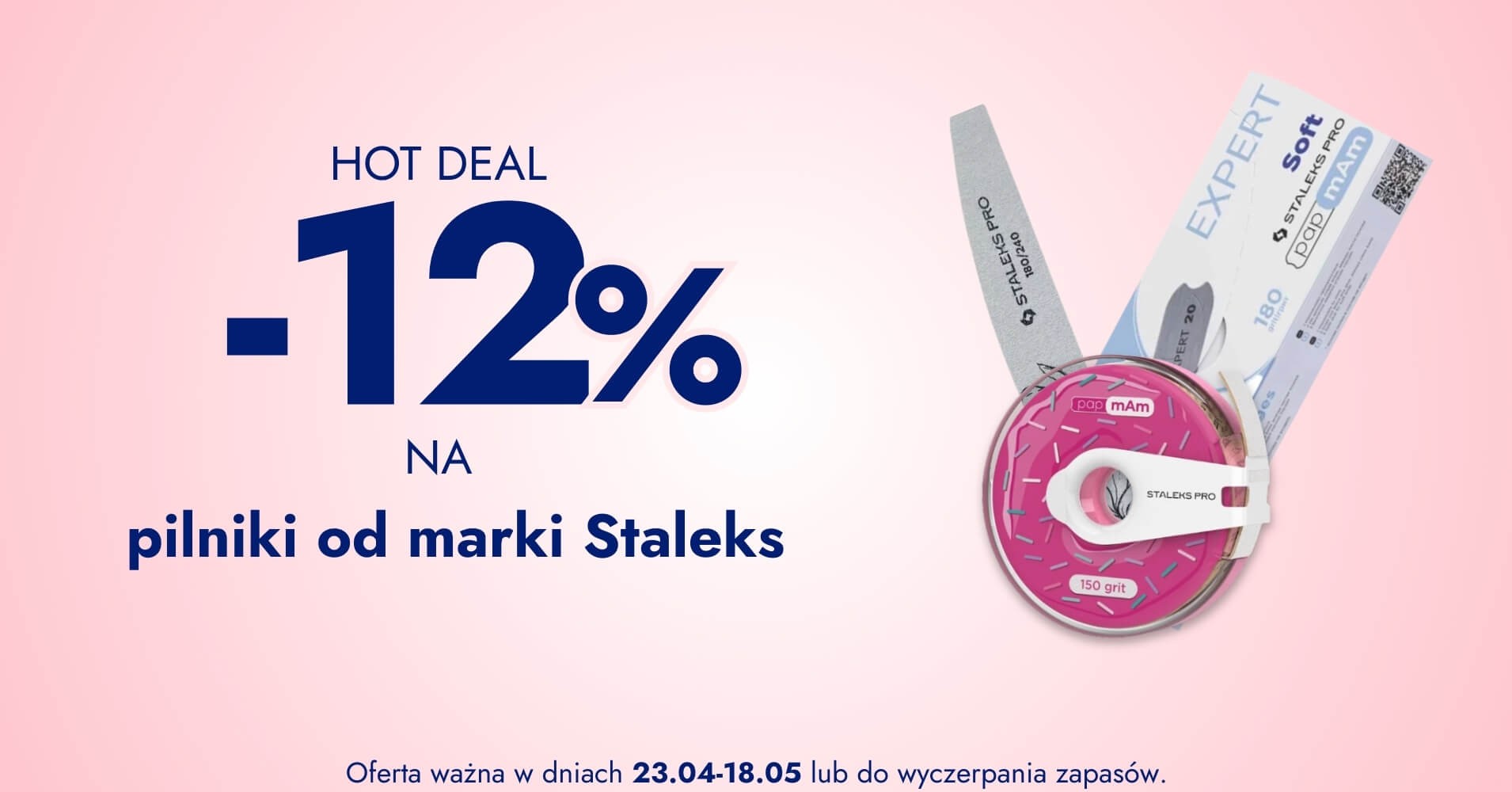 -12% na pilniki od marki Staleks