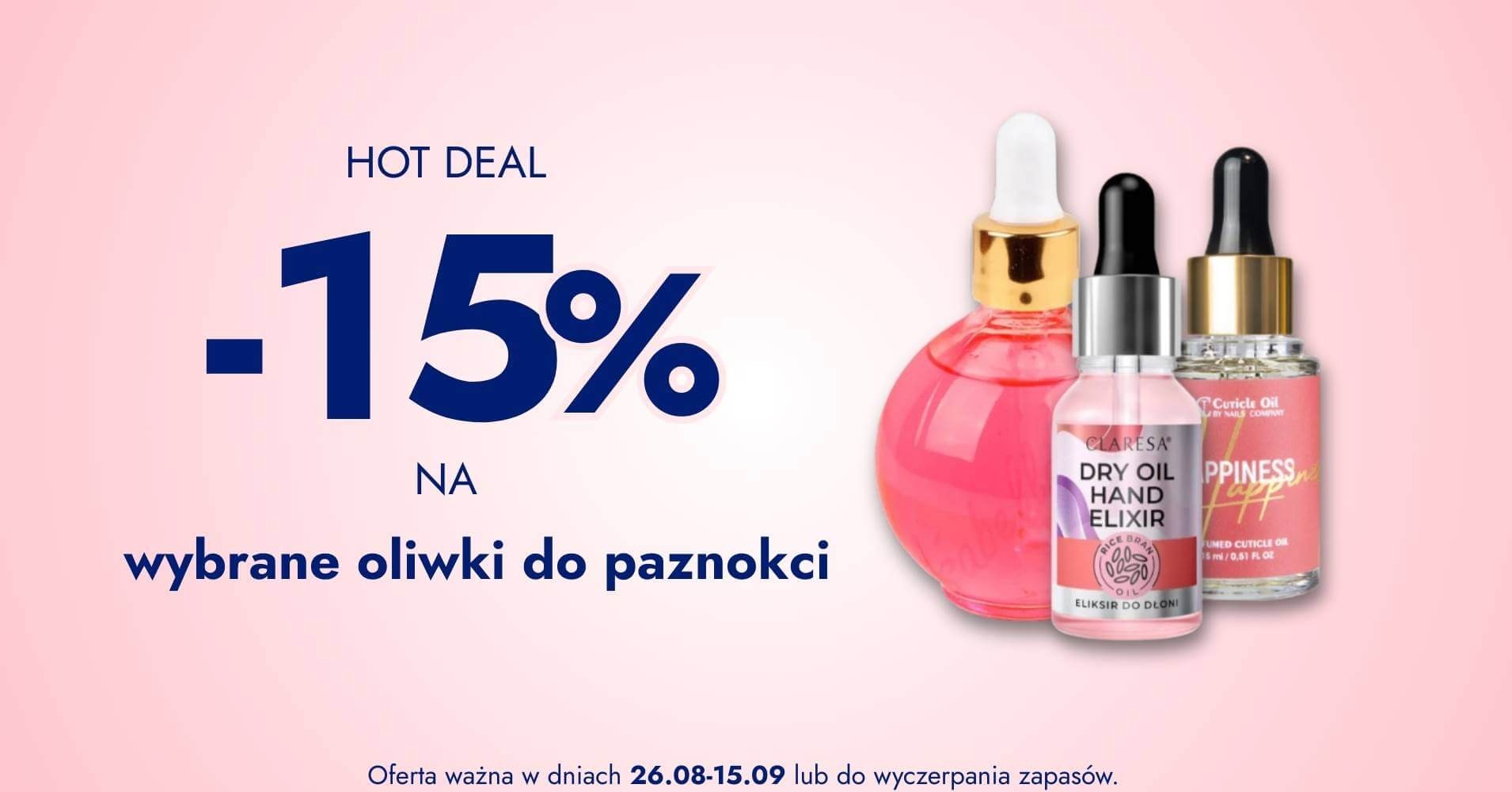 -15% na oliwki do paznokci