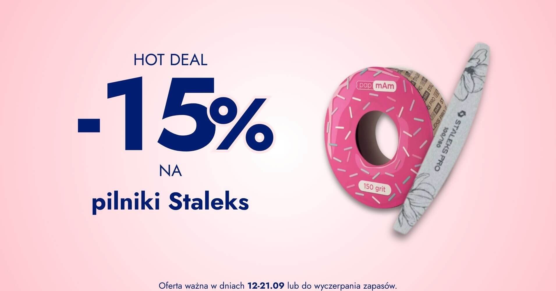 -15% na wszystkie pilniki Staleks