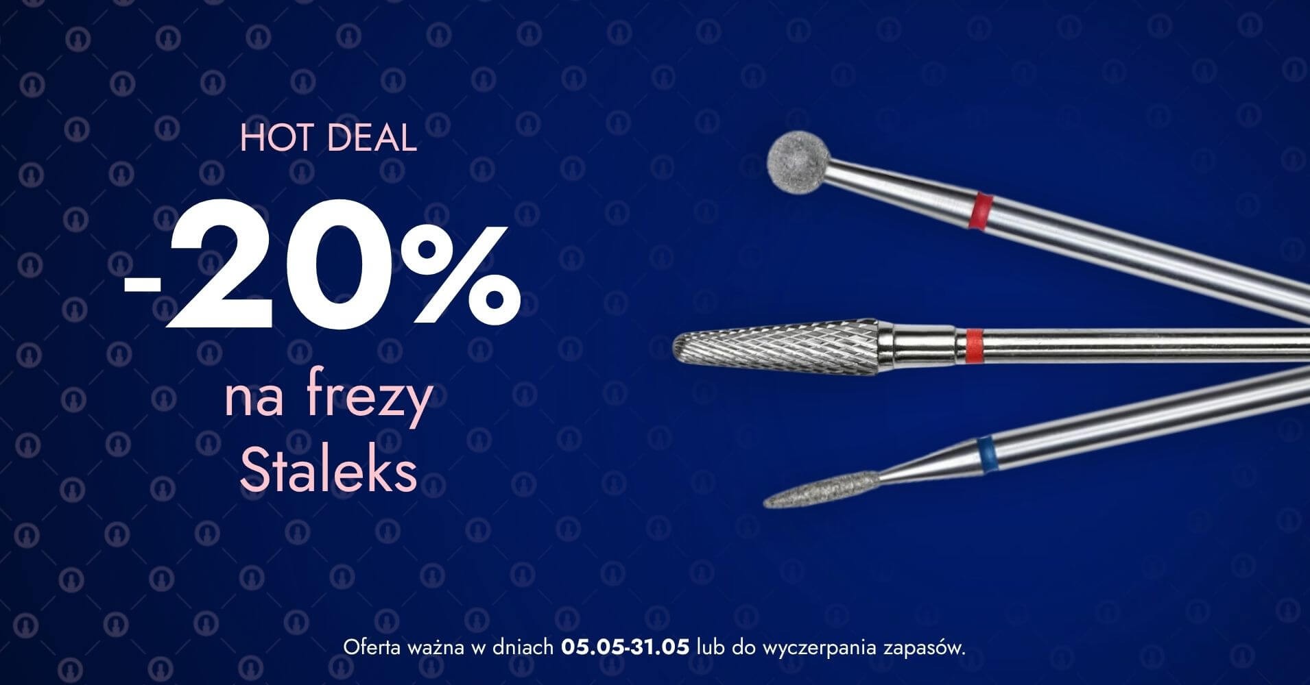 -20% na frezy Staleks