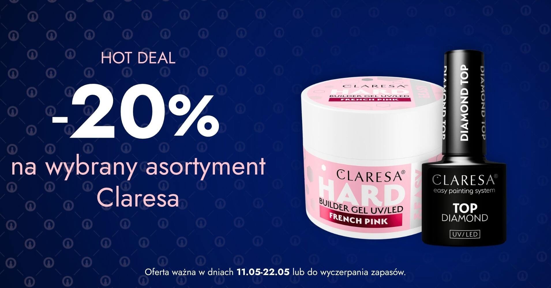 -20% na wybrany asortyment Claresa