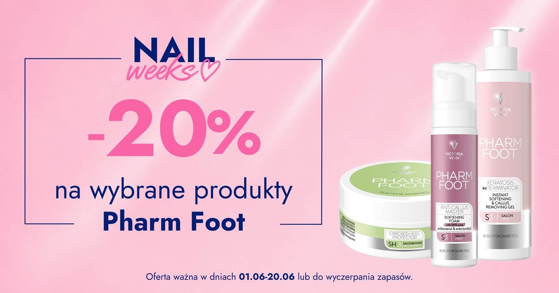 - 20% na wybrane produkty Pharm Foot