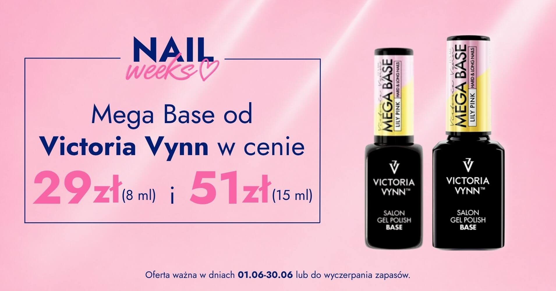 Mega base Victoria Vynn 8ml w cenie 29 zł, 15 ml w cenie 51 zł