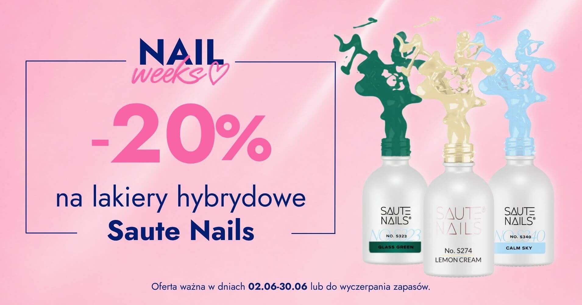 -20% na lakiery Saute Nails