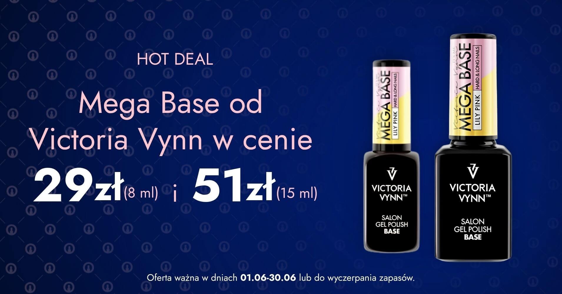 Mega base Victoria Vynn 8ml w cenie 29 zł, 15 ml w cenie 51 zł