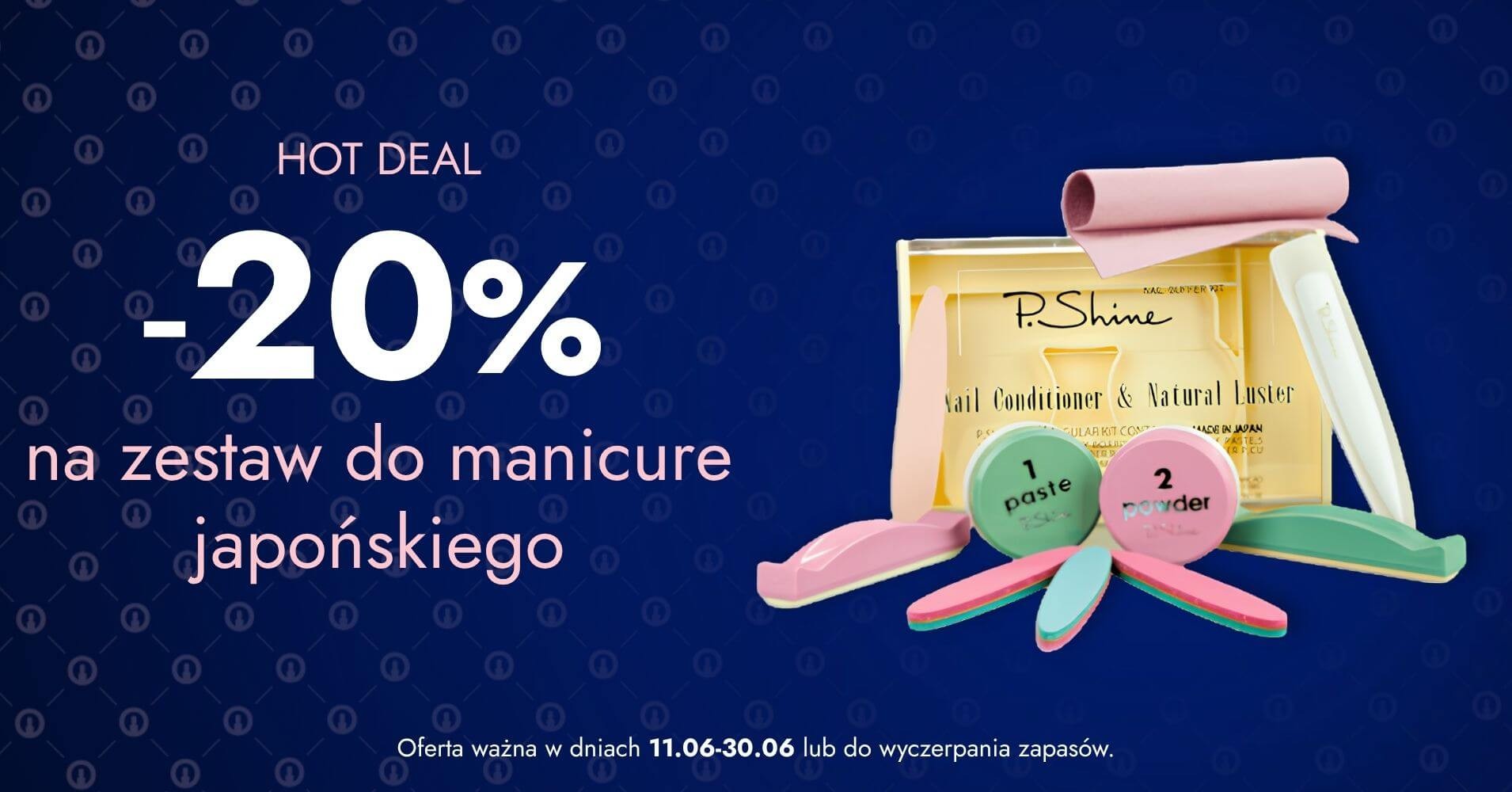 -20% na zestaw do manicure japońskiego