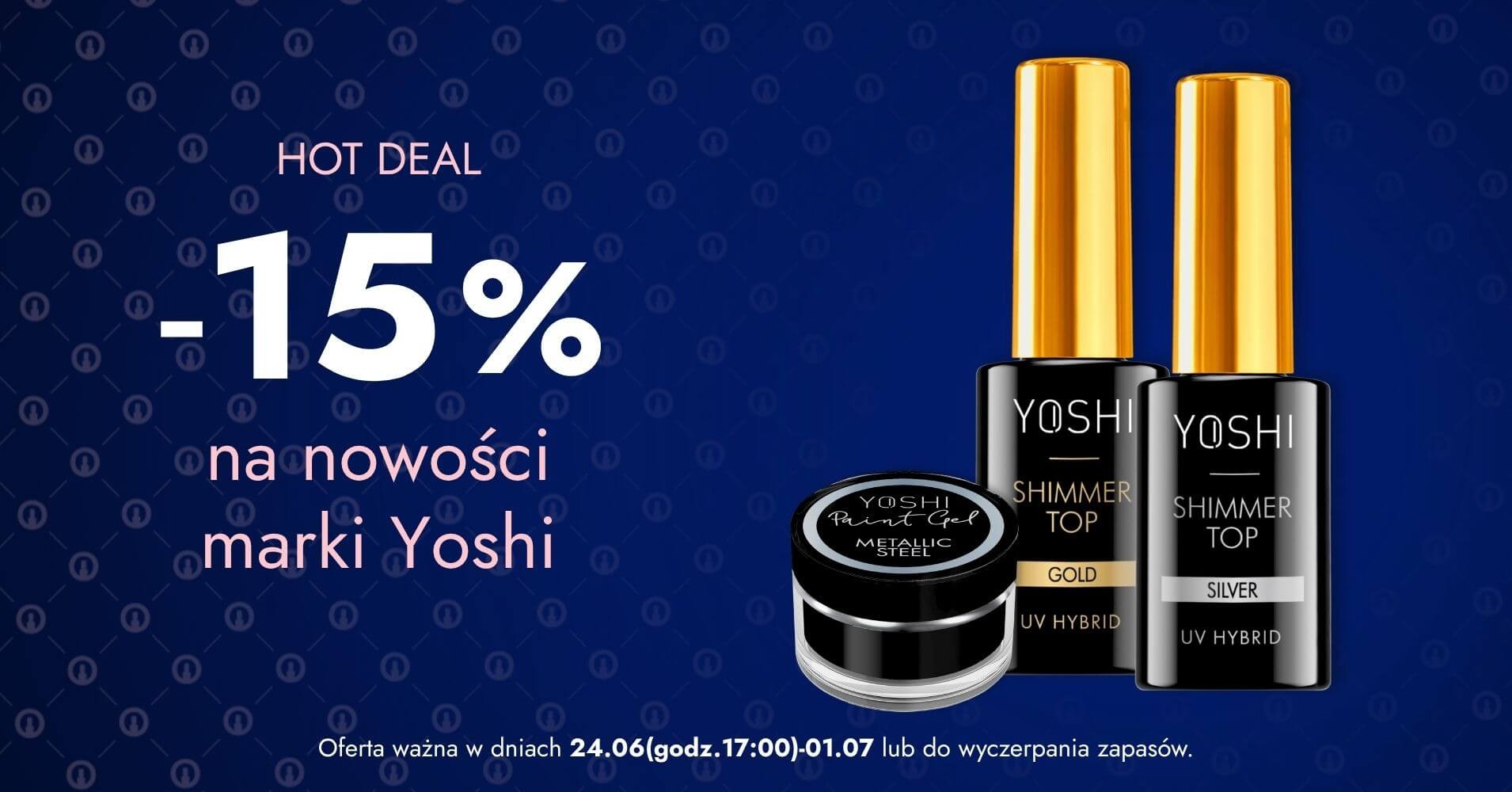 -15% na nowości marki Yoshi