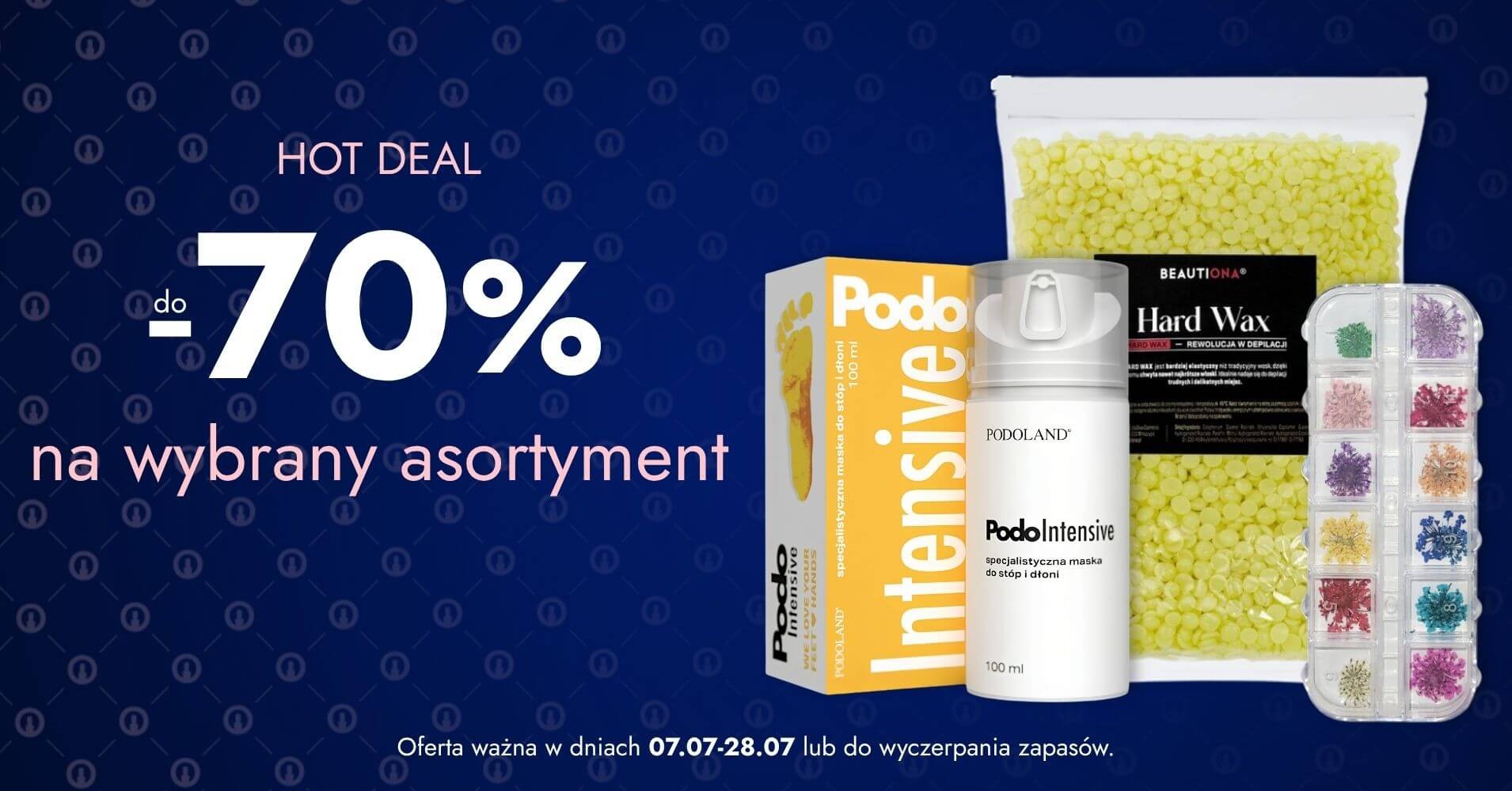 do -70% na wybrane produkty