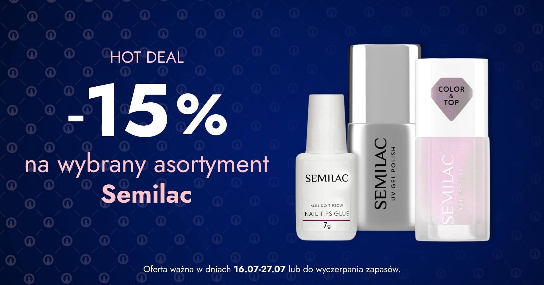 -15% na wybrany asortyment Semilac