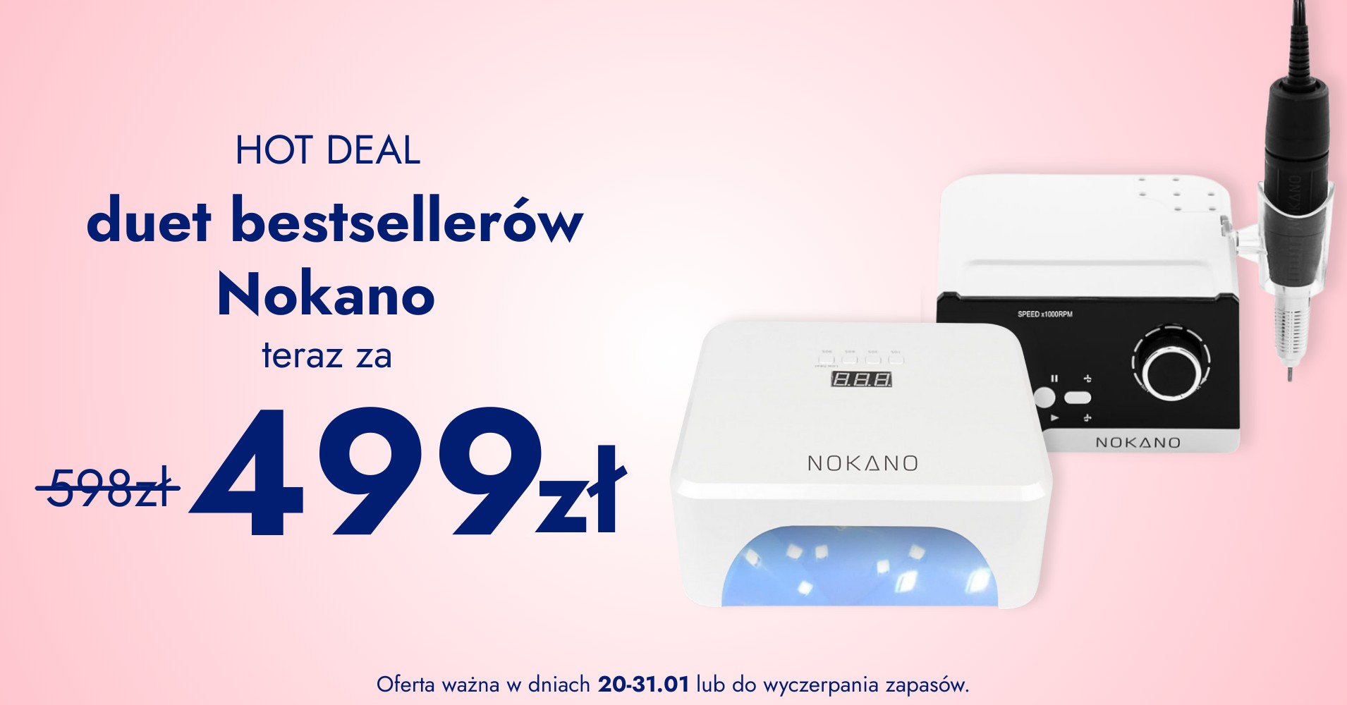 -100 zł na zestaw Nokano