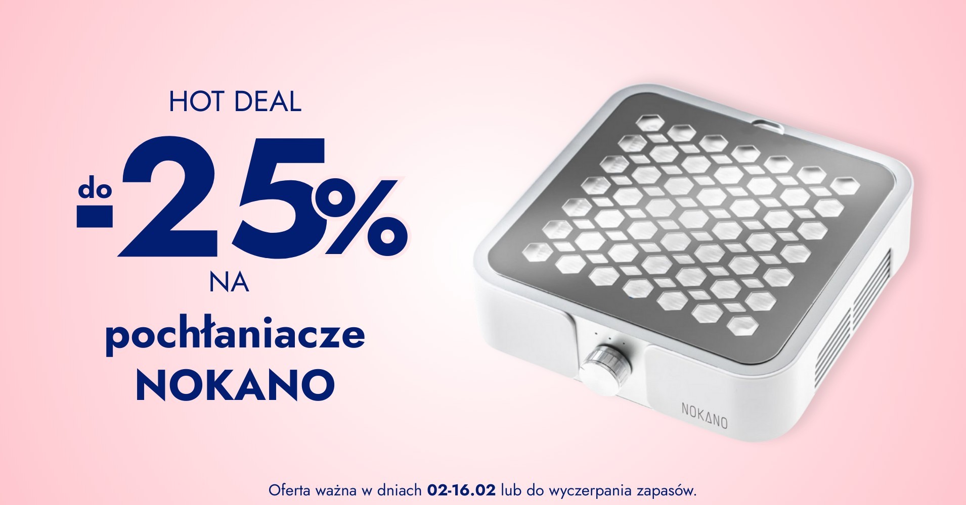 do -25% na pochłaniacze