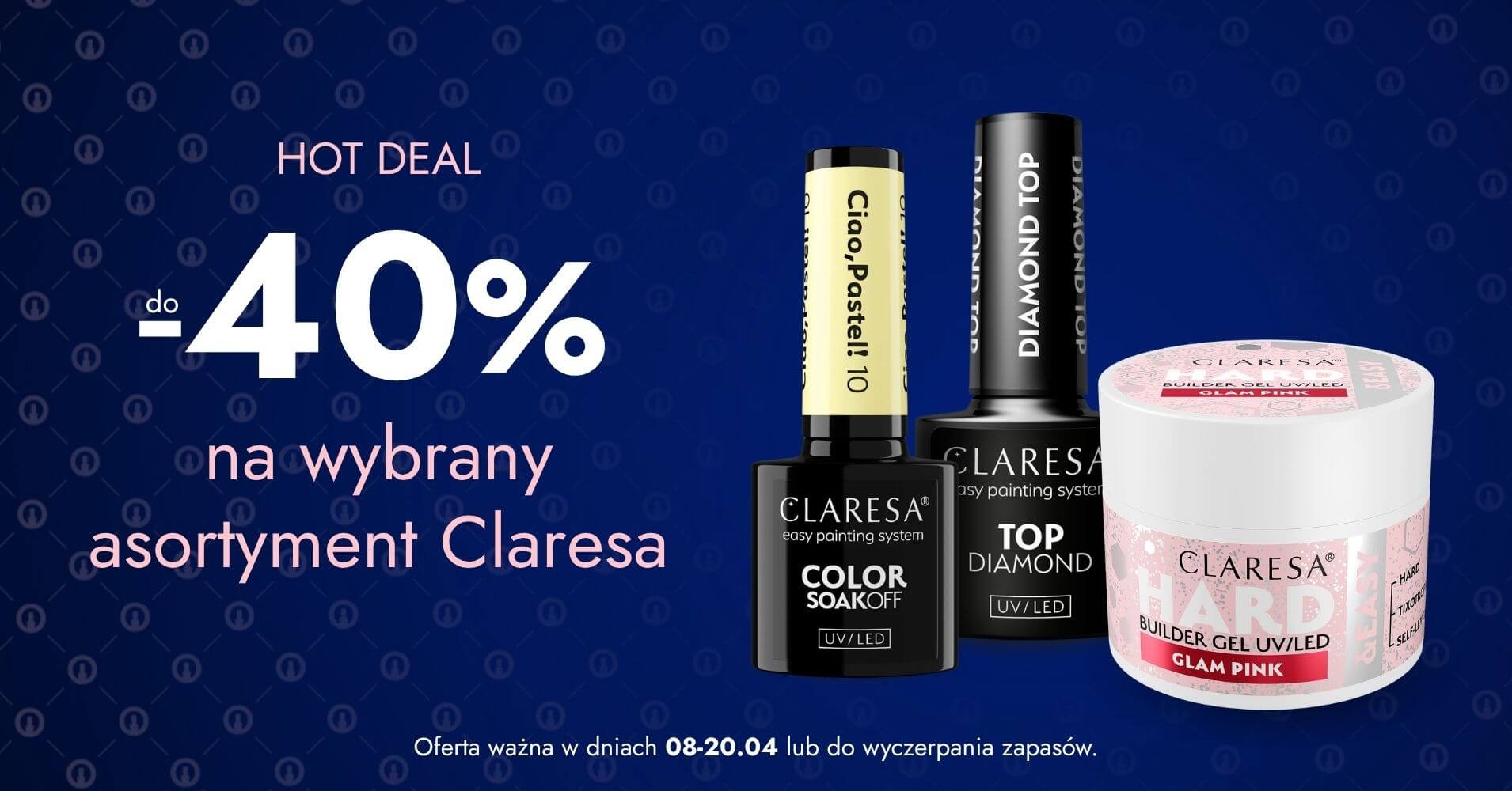 do -40% na wybrany asortyment Claresa