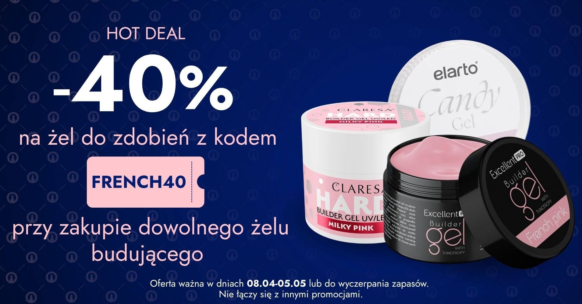 -40% na żel do zdobień przy zakupie żelu budującego