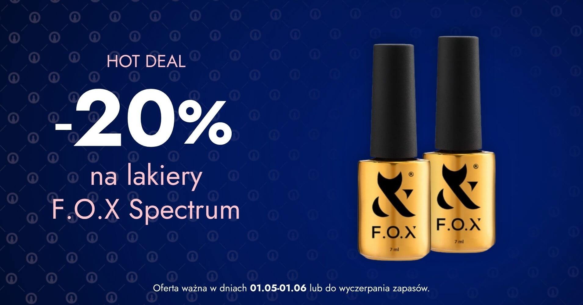 -20% na lakiery FOX Spectrum