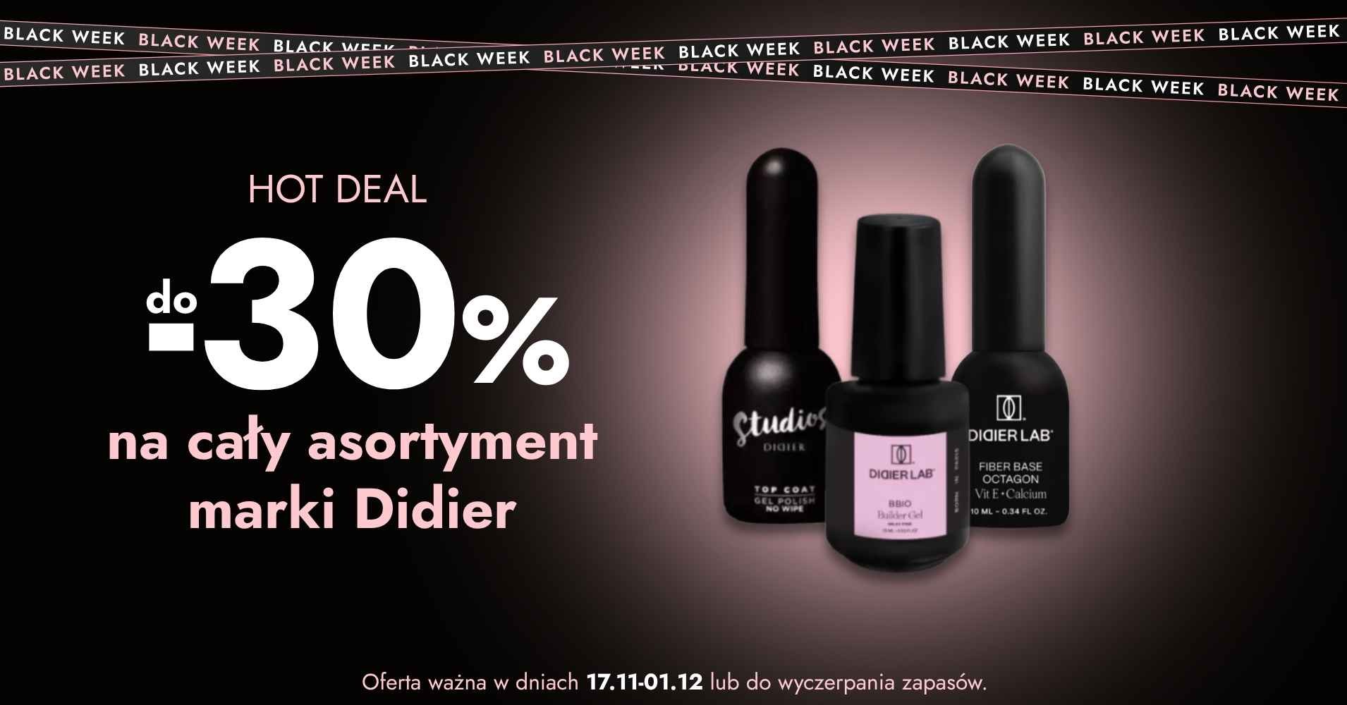 do -30% na cały asortyment marki Didier