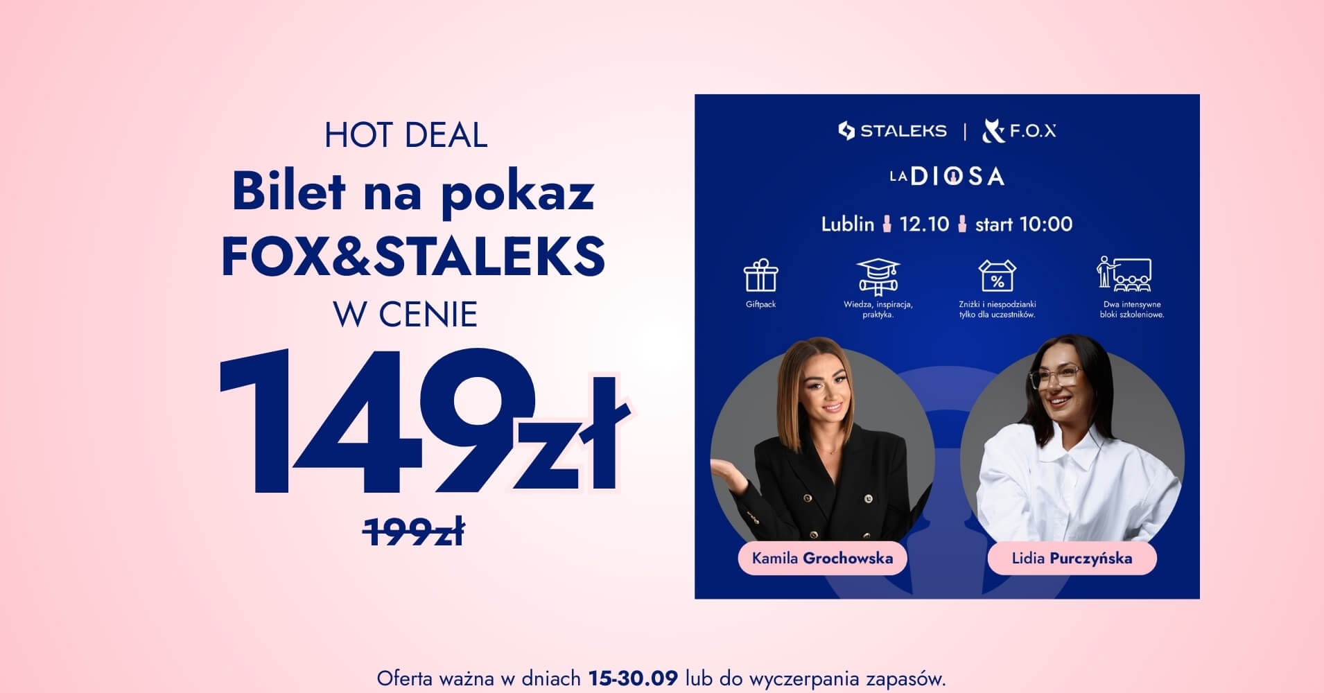 -50 zł na bilet na pokaz Fox/Staleks
