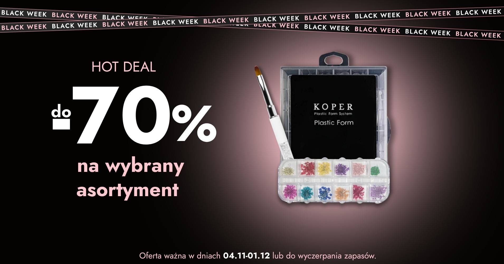 do -70% na wybrany asortyment
