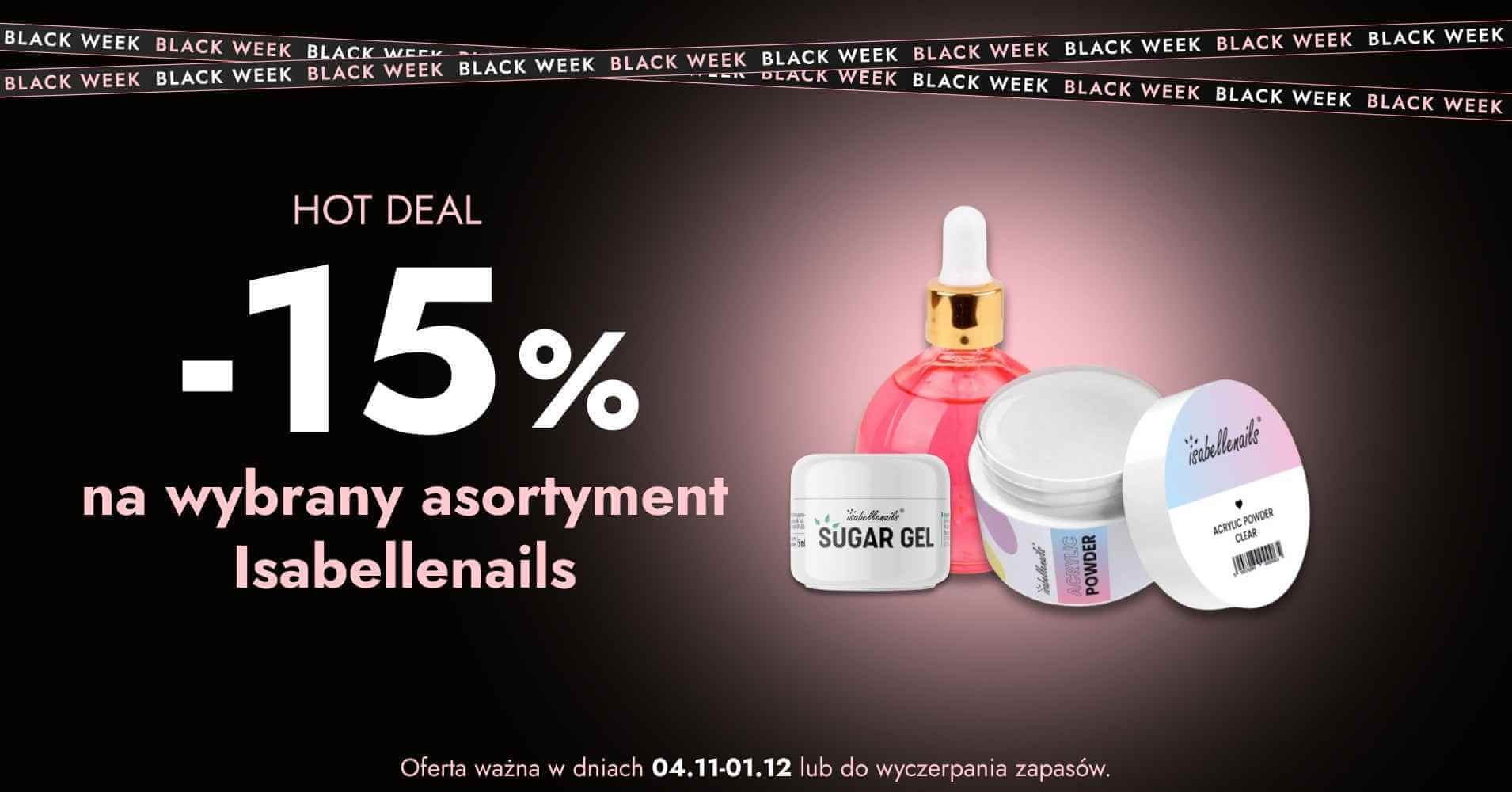 -15% na wybrany asortyment Isabellenails