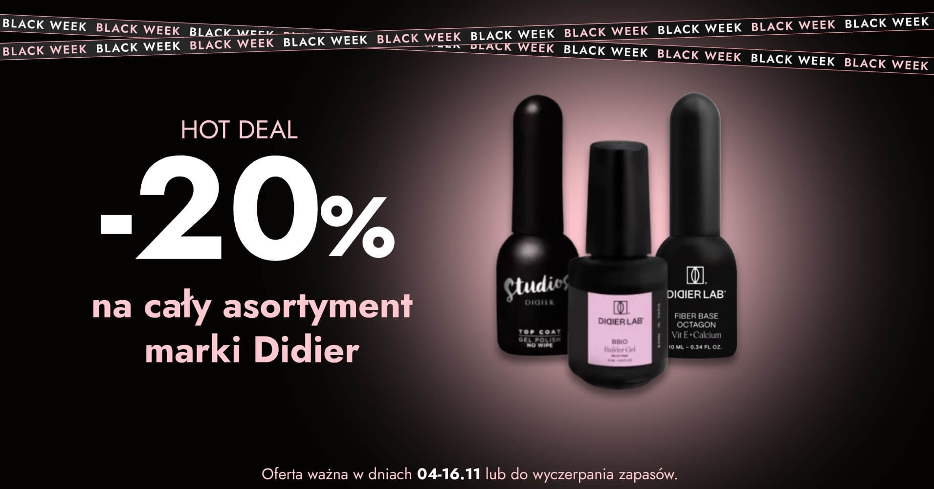 -20% na cały asortyment marki Didier